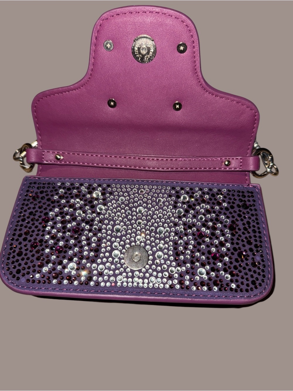 Diamond-encrusted Handbag Rhinestone) - Picture 3 of 3